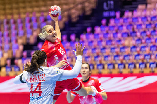 during the EHF European Handball Championship handball