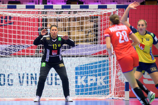 Goalkeeper Filippa Idehn of Sweden