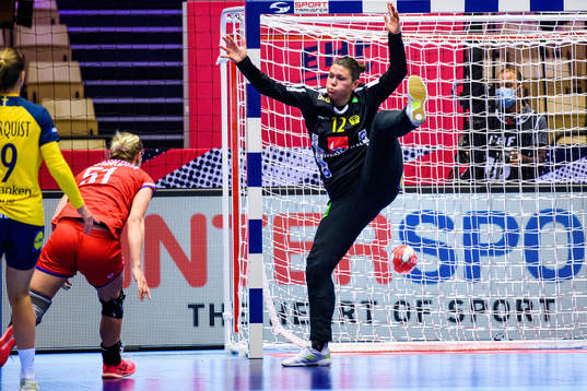 Goalkeeper Filippa Idehn of Sweden