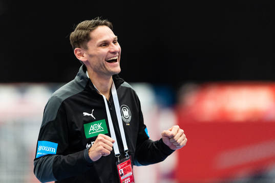 Alexander Koke, head coach of Germany celebrates