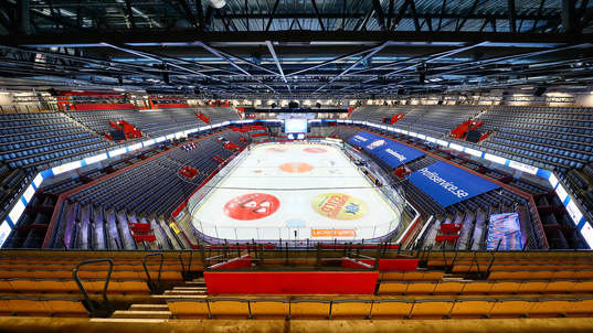 SAAB Arena före ishockeymatchen i SHL mellan Linköping