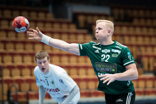 Helsingborgs Henrik Knudsen gör sit första mål från
