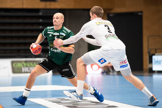 Helsingborgs Viktor Hedin och Redbergslids Elliot Stenmalm