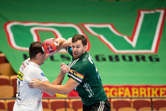 Helsingborgs Mattias Thynell och Redbergslids Ludvig