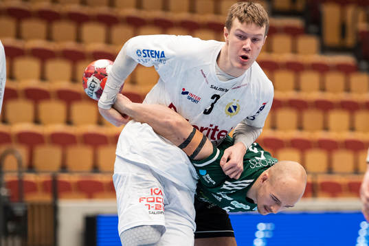 Helsingborgs Viktor Hedin och Redbergslids Elliot Stenmalm