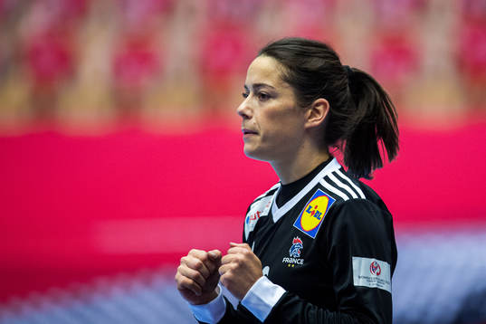 goalkeeper Cleopatre Darleux of France