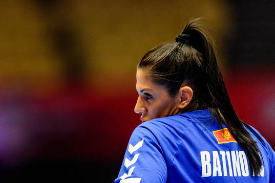 Goalkeeper Marta Batinovic of Montenegro