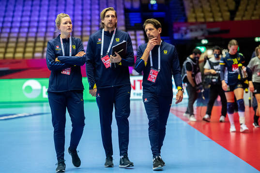 Johanna Wiberg, assistant coach , Thomas Forsberg,