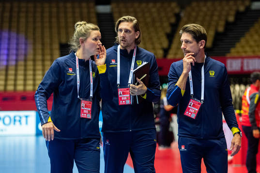 Johanna Wiberg, assistant coach , Thomas Forsberg,