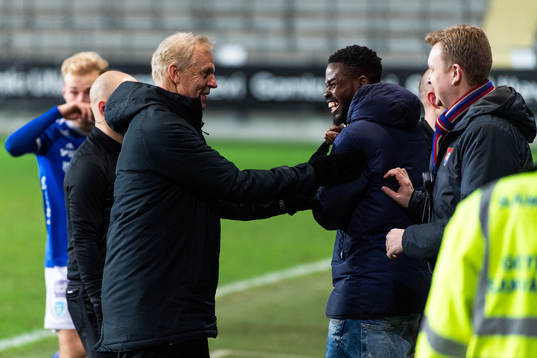 Örgrytes tränare Sören Börjesson och Abdoul Razak