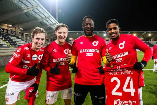 Degerfors Erik Lindell, Jakob Ortmark, målvakt Ismael