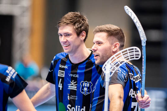 Helsingborgs Fredrik Azelius jublar
