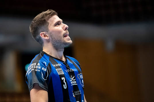 Helsingborgs Fredrik Azelius deppar