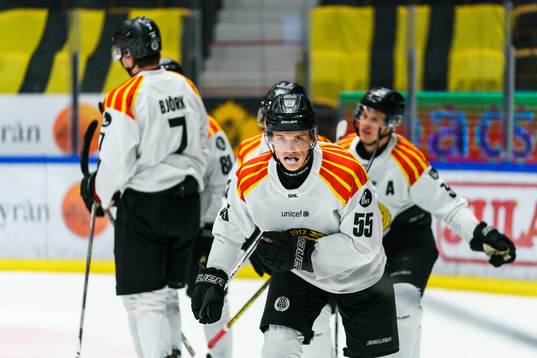 Brynäs Noel Gunler jublar