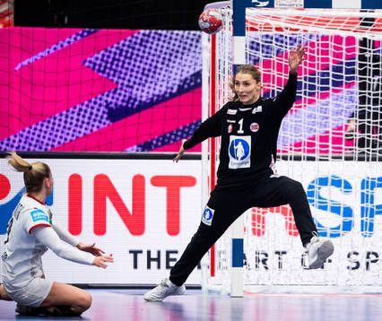Goalkeeper Sando Emily Stang of Norway