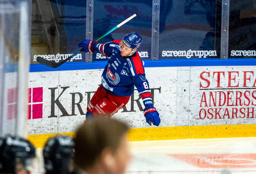 Oskarshamns Fredrik Olofsson jublar