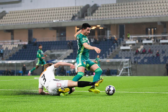 GAIS August Wängberg och Dalkurds Irfan Jasarevic