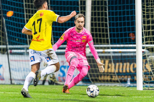 Mjällbys målvakt Carl-Johan Eriksson