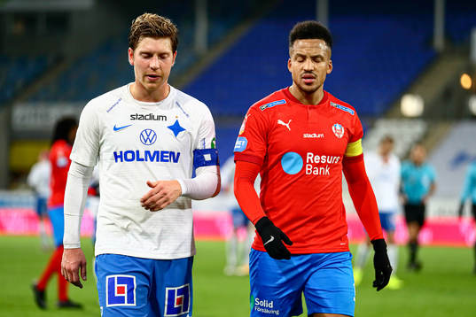 IFK Norrköpings Alexander Fransson och Helsingborgs Martin