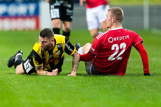 Häckens Joona Toivio och Kalmars Alexander Ahl Holmström