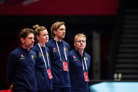 Tomas Axner, head coach, Johanna Wiberg, assistant coach