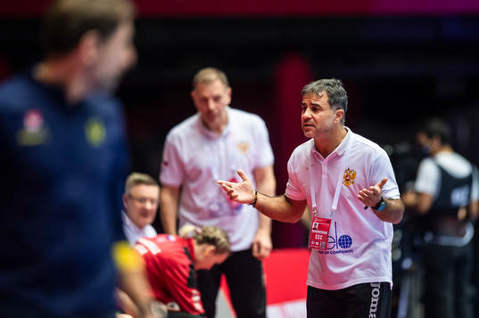 Ambros Martin, head coach of Russia