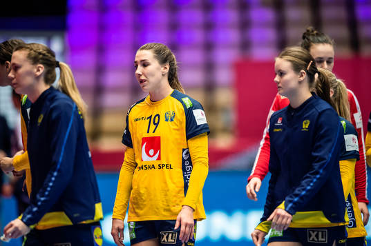Anna Lagerquist looks dejected