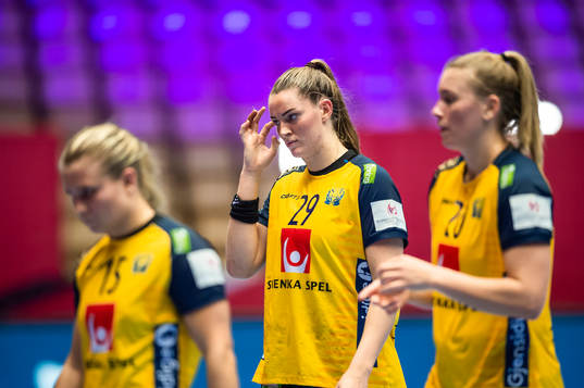 Emma Rask, Kristin Thorleifsdottir and Isabelle Gullden of