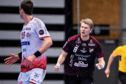 Lugis Markus Sjöbrink jublar