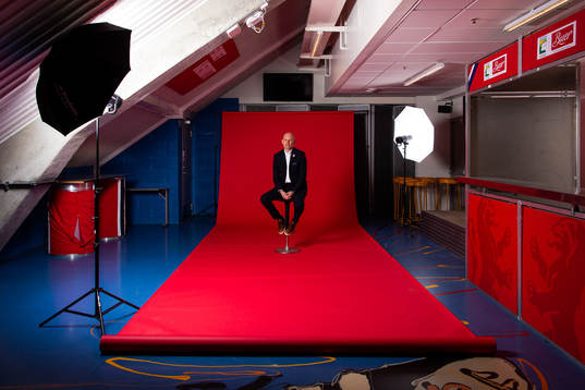 Ståle Solbakken poses for a portrait