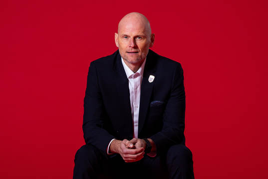 Ståle Solbakken poses for a portrait