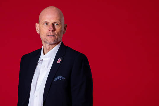 Ståle Solbakken poses for a portrait