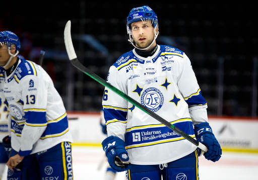 Leksands Daniel Gunnarsson deppar