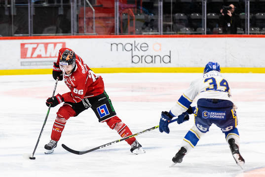 Örebros Mathias Bromé och Leksands Peter Cehlarik