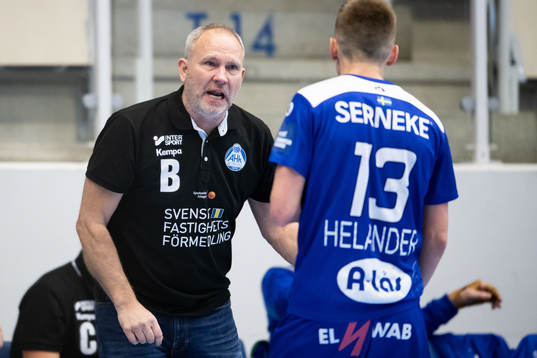 Alingsås assisterande tränare Dennis Sandberg