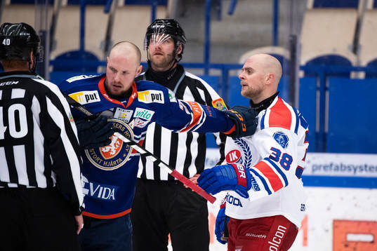 Växjös Martin Lundberg och Oskarshamns Nichlas Torp