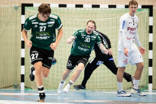 Helsingborgs Emil Hansson jublar