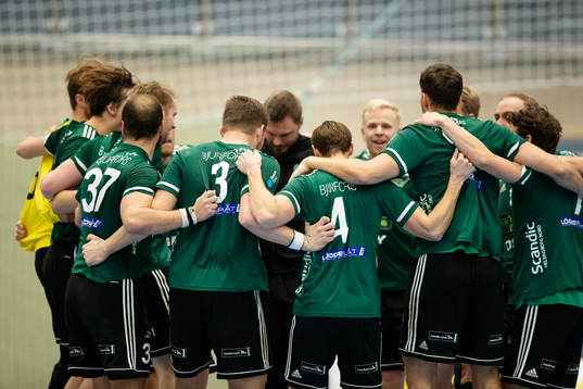 Helsingborgs spelare jublar