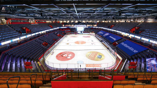 SAAB Arena före ishockeymatchen i SHL mellan Linköping