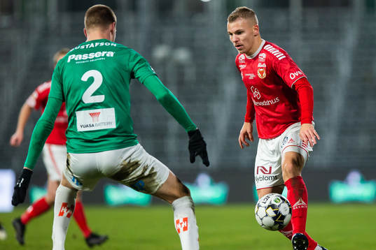 Kalmars Sebastian Ring och Jönköpings Elias Gustafson