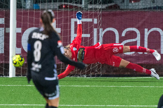 Georgia Stanway of Manchester City (not pictured) scores