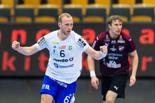 Ystads IFs Jakob Nygren jublar