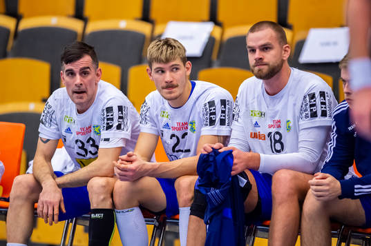 Ystads IFs Dalibor Doder, Jim Andersson och Knud Ronau
