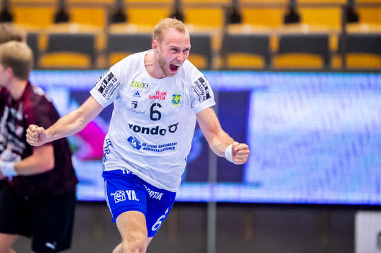Ystads IFs Jakob Nygren jublar