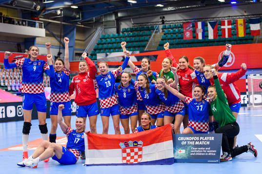 Players of Croatia celebrates