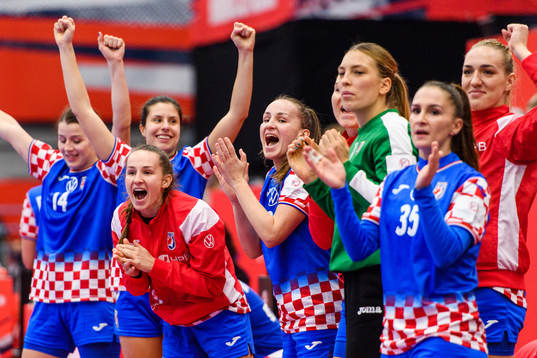 Players of Croatia celebrates