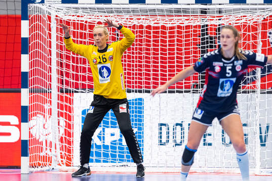 Goalkeeper Lunde Katrine of Norway
