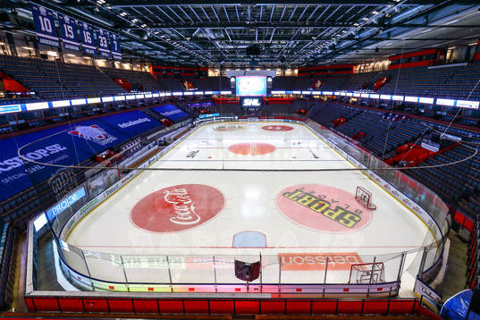 SAAB Arena före ishockeymatchen i SHL mellan Linköping