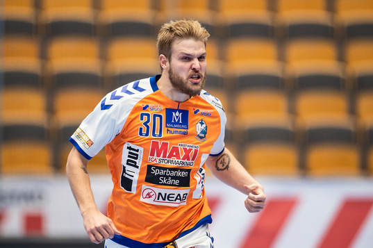 Kristianstads Anton Halén jublar