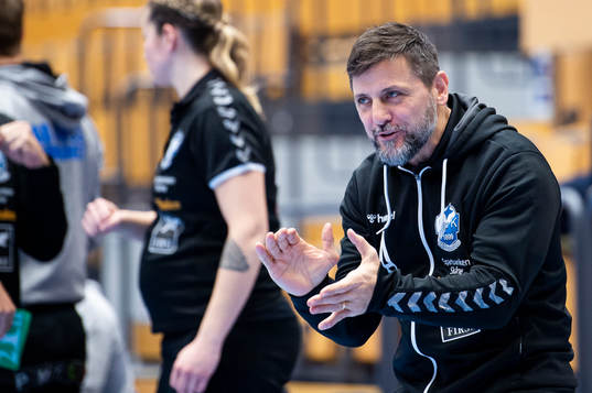 Kristianstads tränare Ljubomir Vranjes jublar